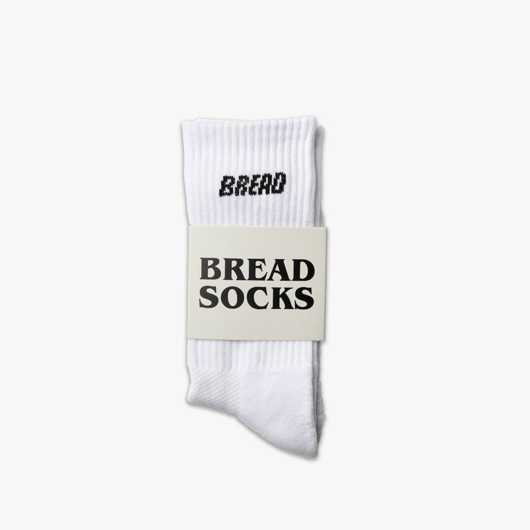 Bread Crew Socks - White