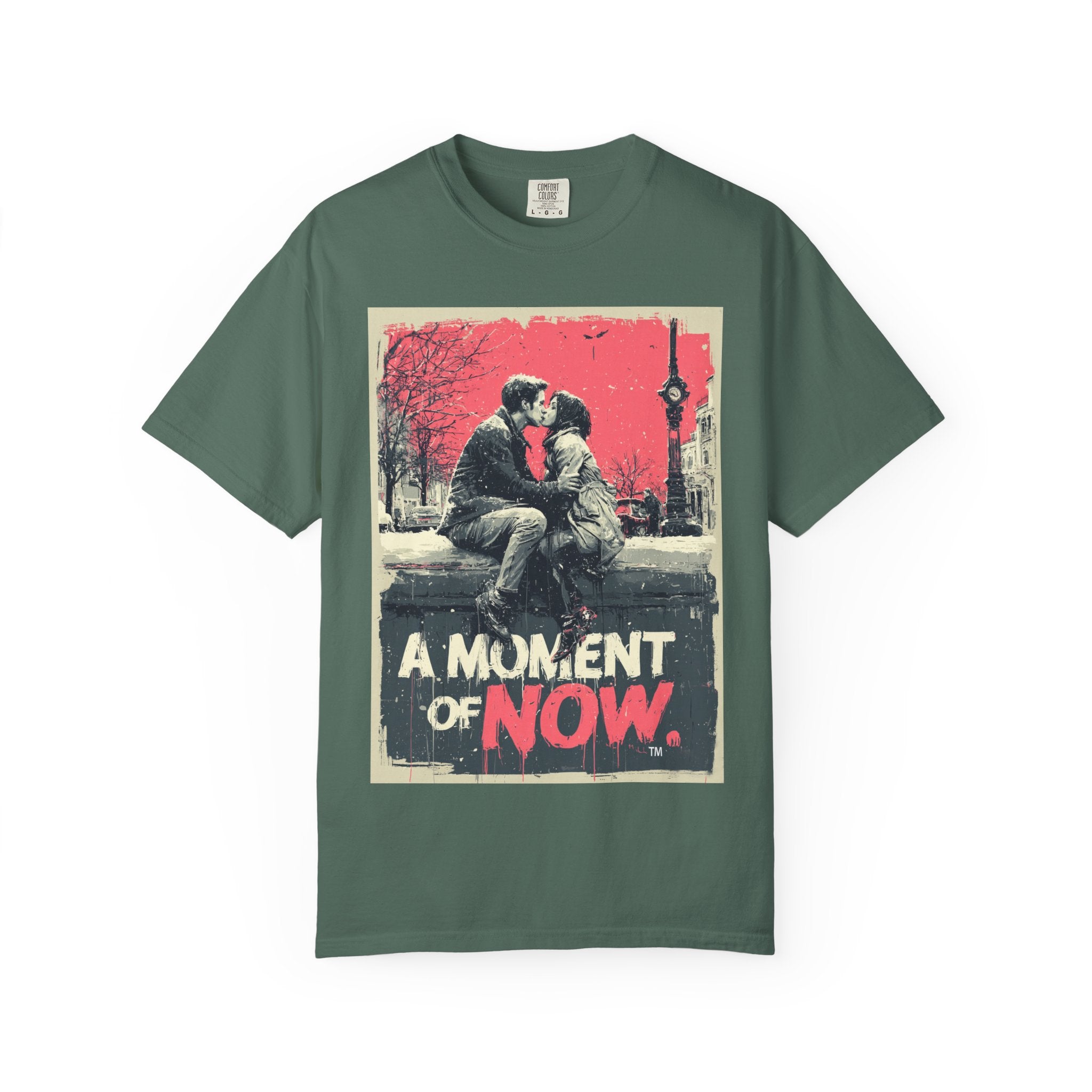 A Stolen Moment Graphic T-Shirt – Romantic Couple Kiss Tee