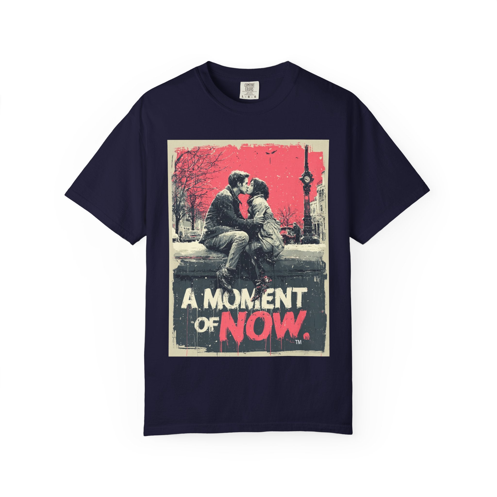 A Stolen Moment Graphic T-Shirt – Romantic Couple Kiss Tee