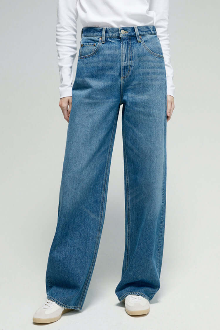 Arc Relaxed Wide Leg Jeans | Hey Joanie – Cone Denim, Jeans, $ 128.00, A Moment Of Now™