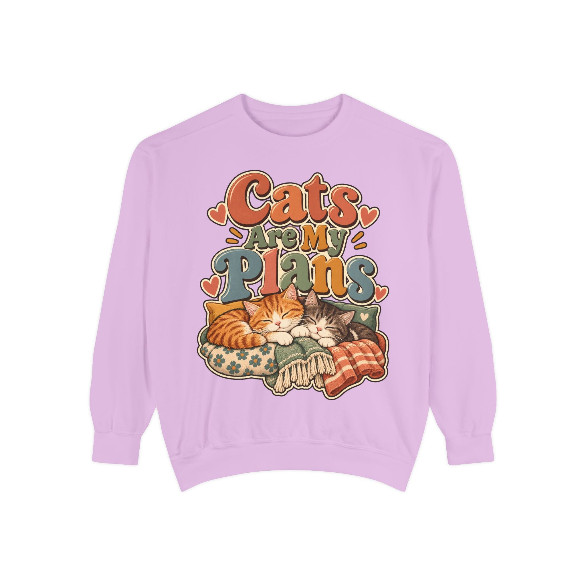 Cats Are My Plans Sweatshirt — Cozy Cat Lover Pullover - sweatshirt product image 17