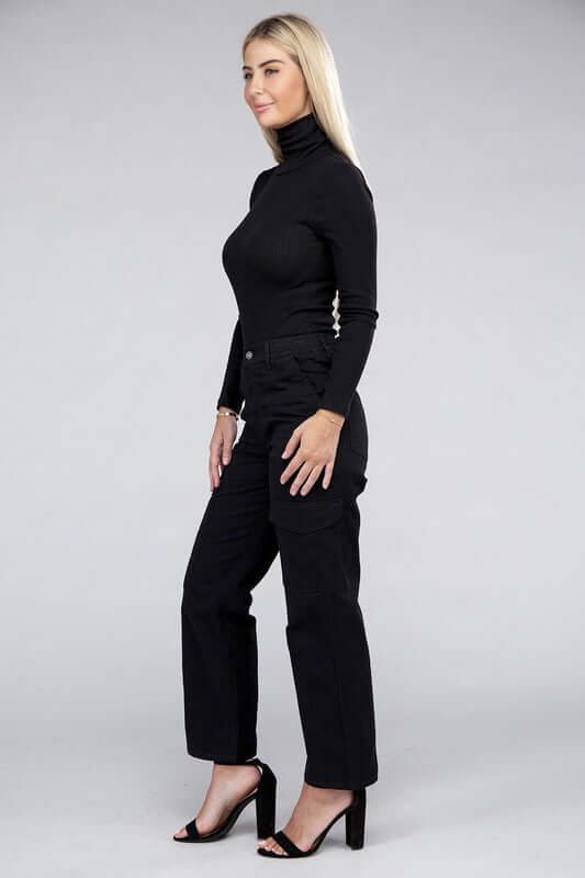 Everyday Wear Elastic-Waist Cargo Pants, Ambiance Apparel, $ 32.95