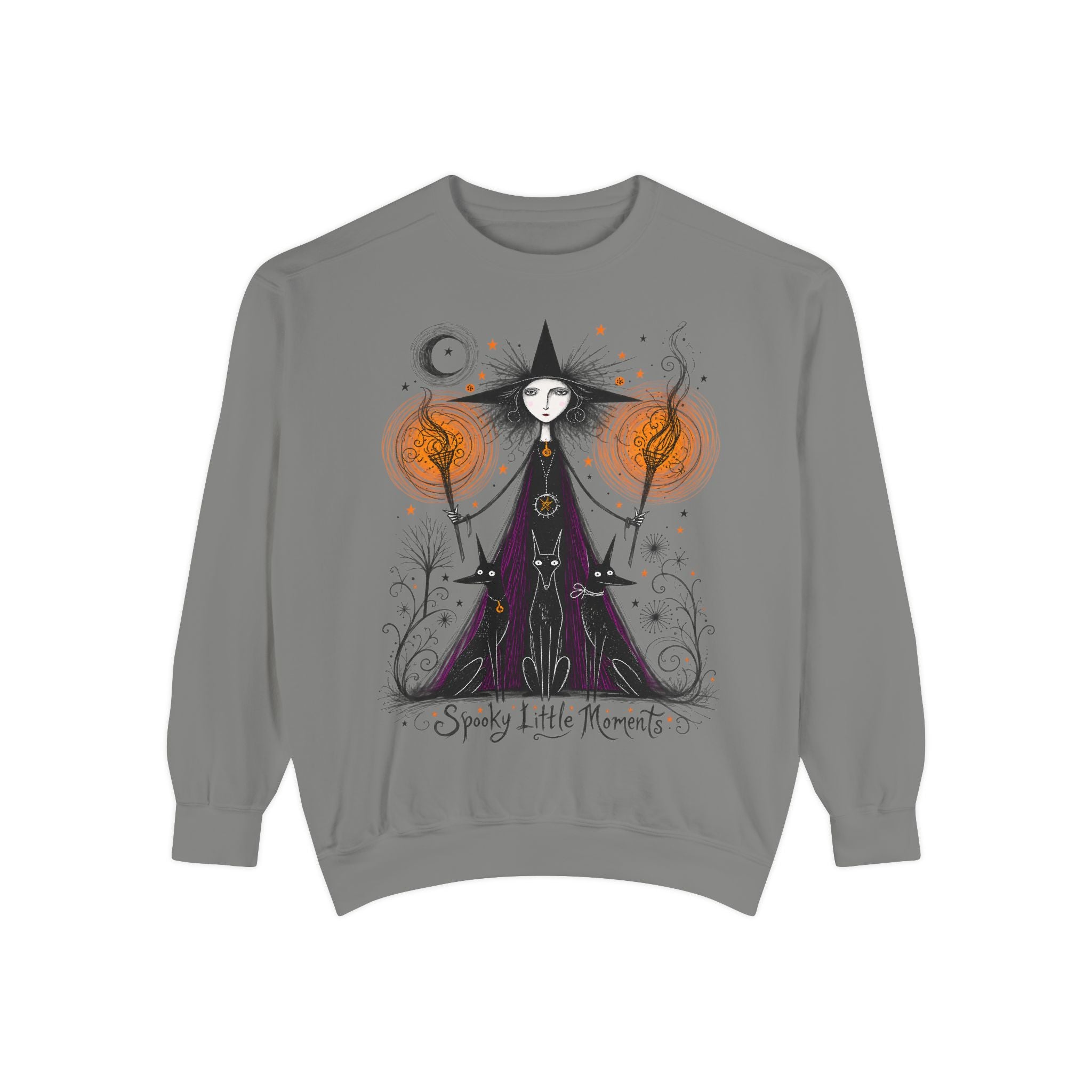 Witchy Halloween Sweatshirt — Spooky Little Moments Crewneck