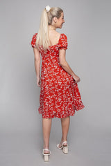 Shop Floral Sweetheart Neck Summer Dress | Women's Clothing Boutique, Dresses, USA Boutique