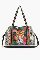 Tropical Leopard Embellished Tote, Accessories, $ 149.00, A Moment Of Now™