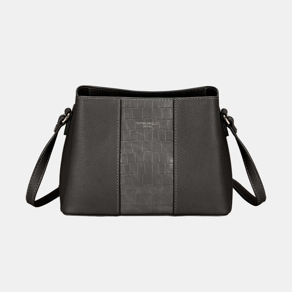 David Jones PU Leather Crossbody Bag Handbag - Chic & Functional, Crossbody Bags, $ 45.00, A Moment Of Now™