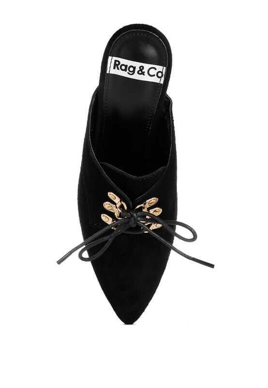 Miladi Suede Stiletto Mules Heels - Chic & Comfortable, Heels, $ 89.00, A Moment Of Now™