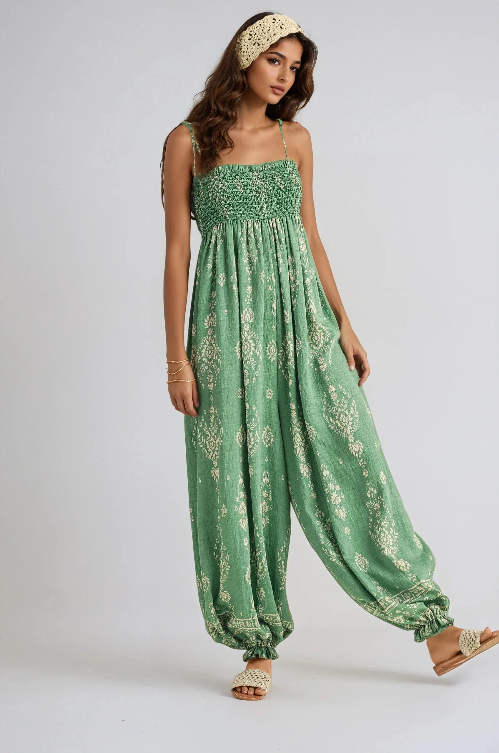 Wildflower Dreams Balloon Jumpsuit | Boutique In USA, Clothing, $ 59.00, A Moment Of Now™