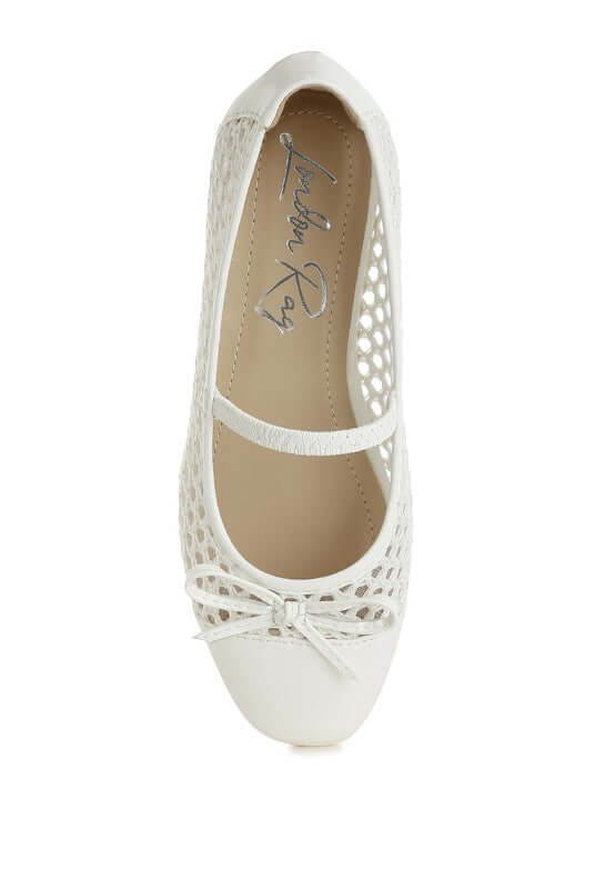 Chic Omela Woven Bow Detail Ballerinas Flats, Ballet Flats, $ 90.00, A Moment Of Now™