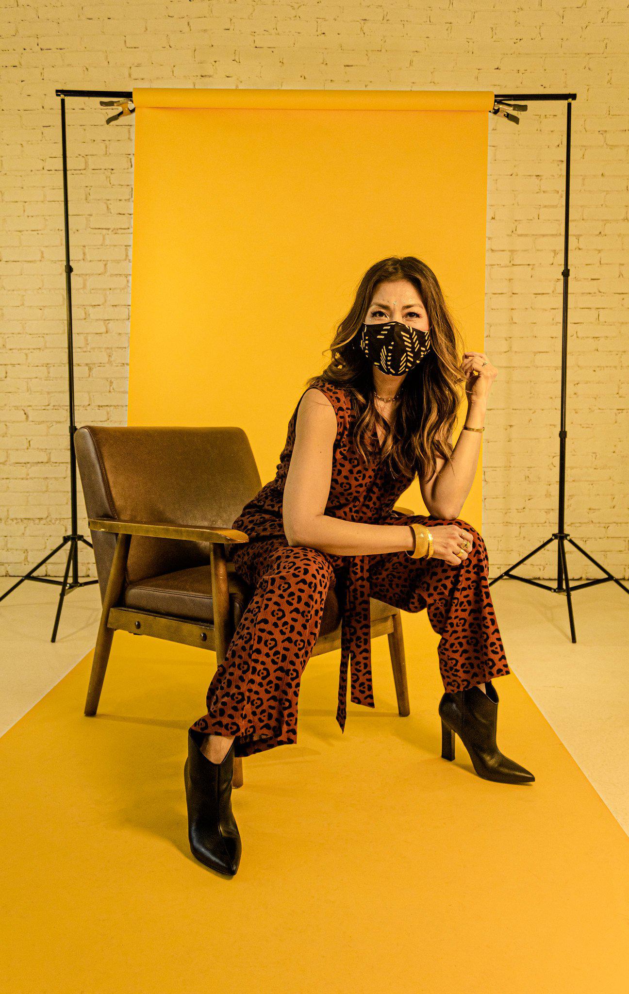 Leopard Sleeveless Jumpsuit in Sienna + Black | Boutique In USA, Jumpsuits, $ 140.00, A Moment Of Now™