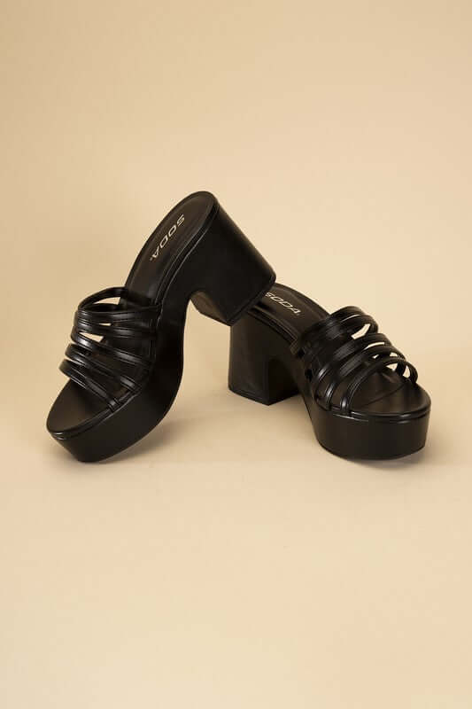 HOLME-S Platform Mule Slides, Fortune Dynamic, $ 45.00