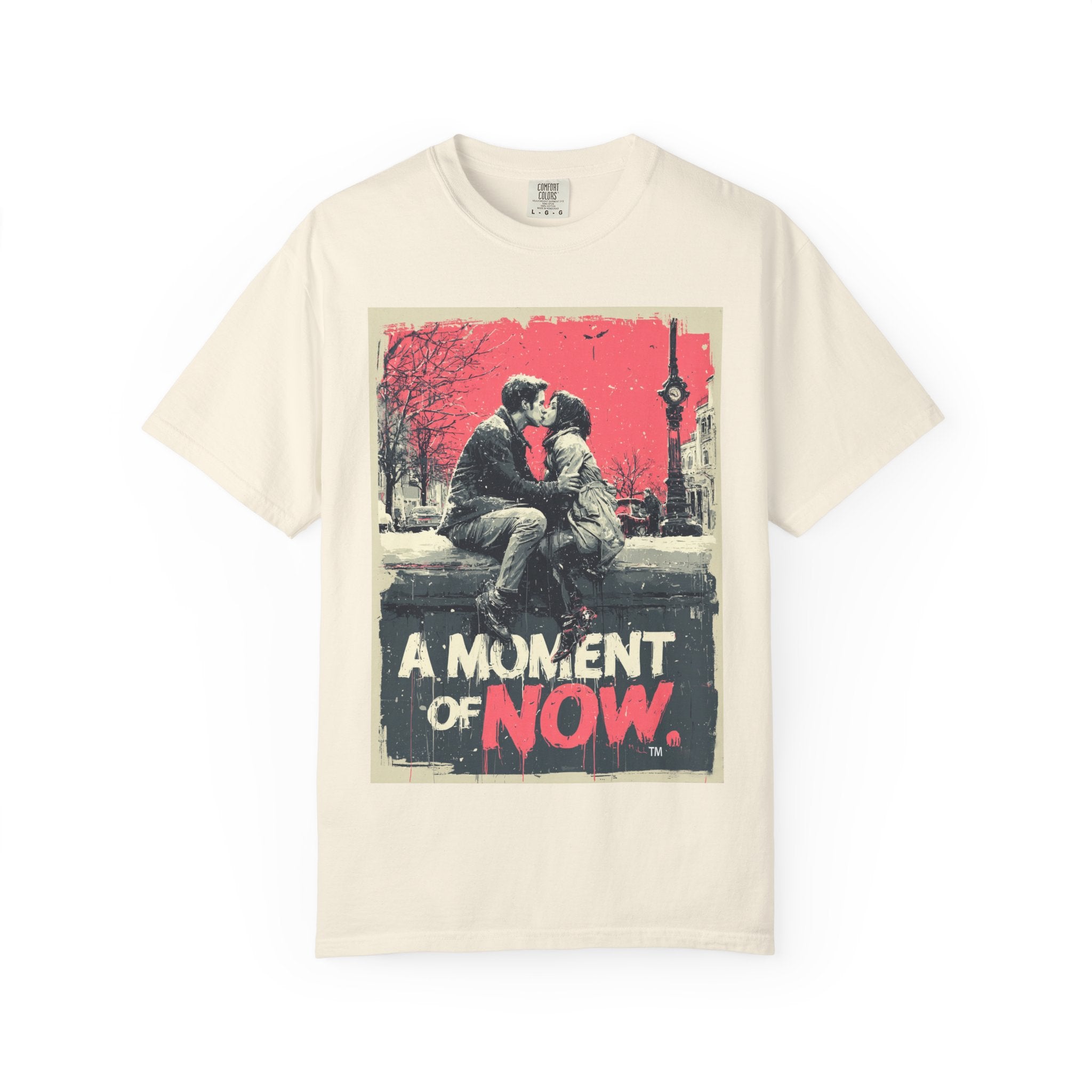 A Stolen Moment Graphic T-Shirt – Romantic Couple Kiss Tee
