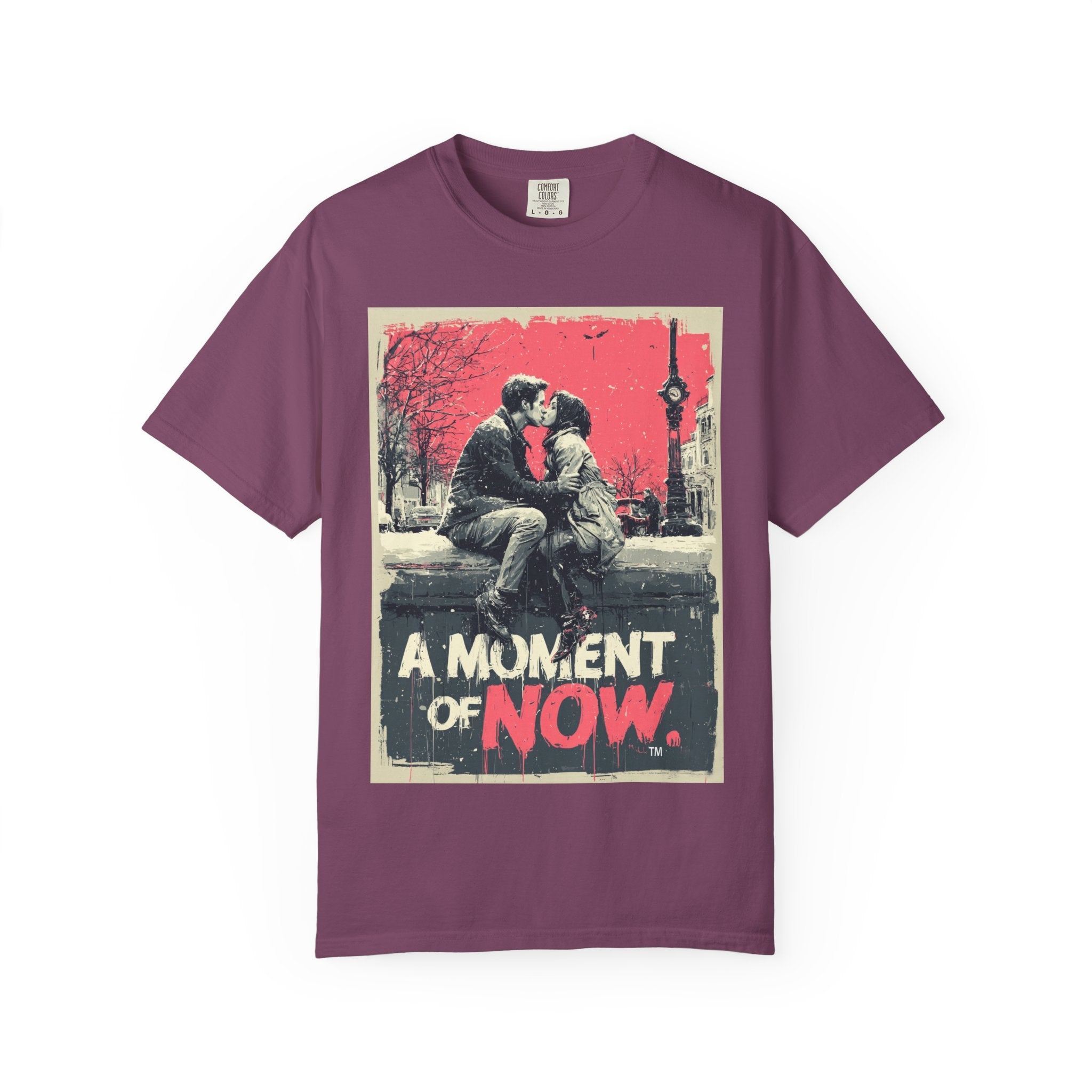 A Stolen Moment Graphic T-Shirt – Romantic Couple Kiss Tee