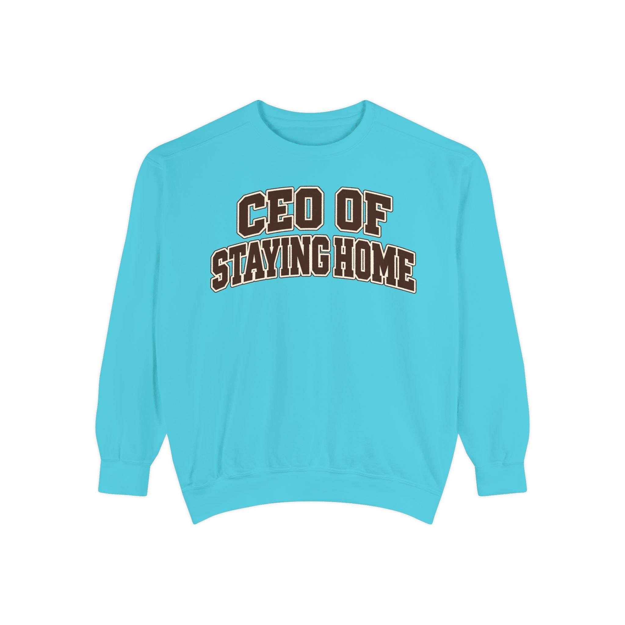 Garment-dyed homebody sweatshirt product mockup