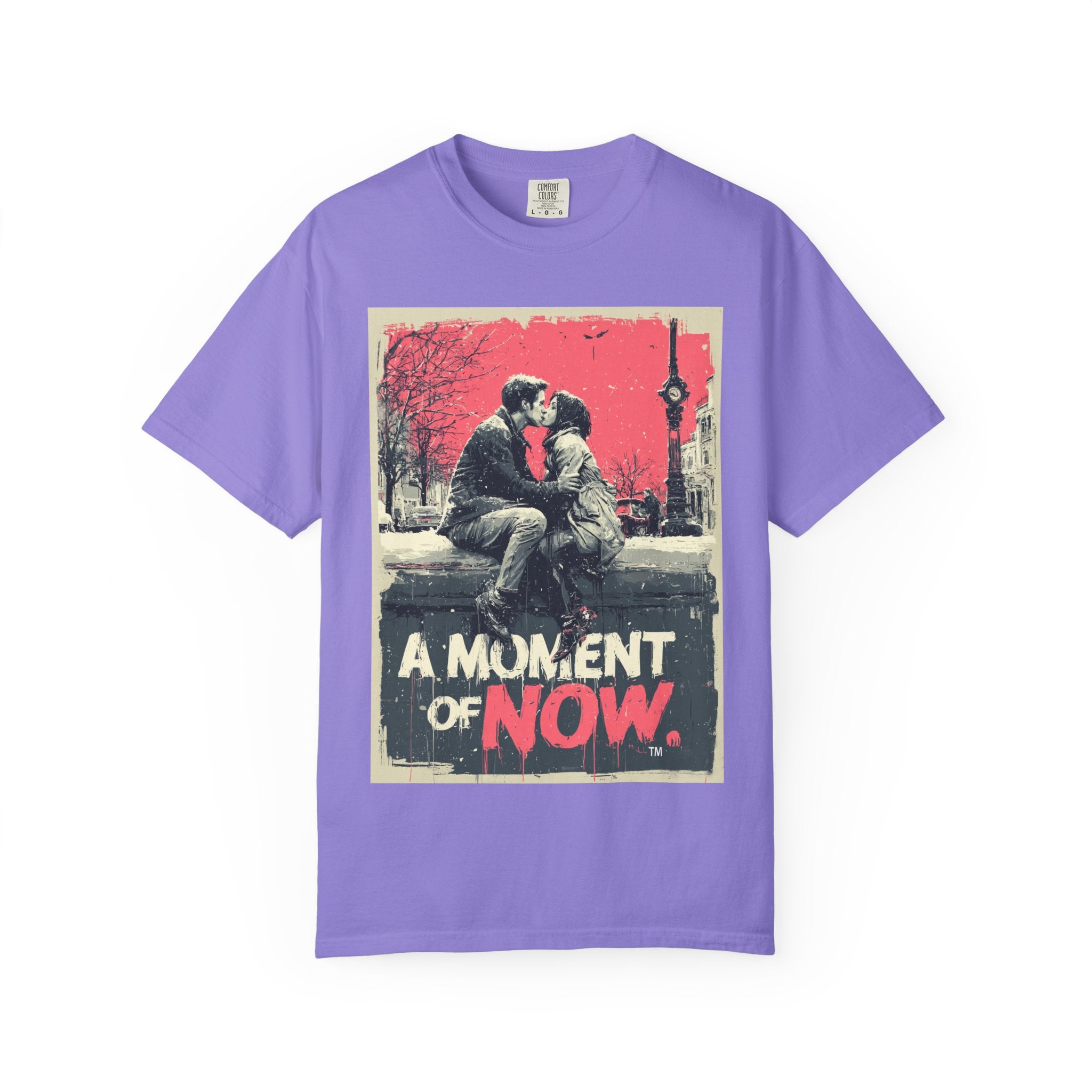 A Stolen Moment Graphic T-Shirt – Romantic Couple Kiss Tee