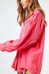 Button Down Relaxed Fit Shirt, Davi & Dani, $ 65.00