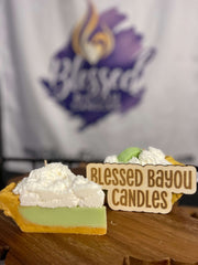 Hand-Poured Pie Candle Slices
