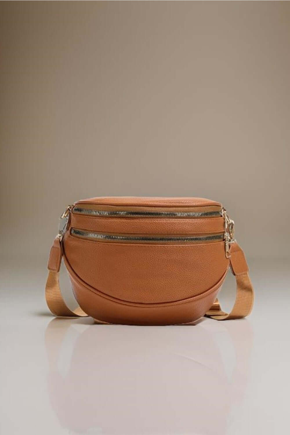 Vegan Leather Multi Pocket Crossbody Bag, ZENANA, A Moment Of Now