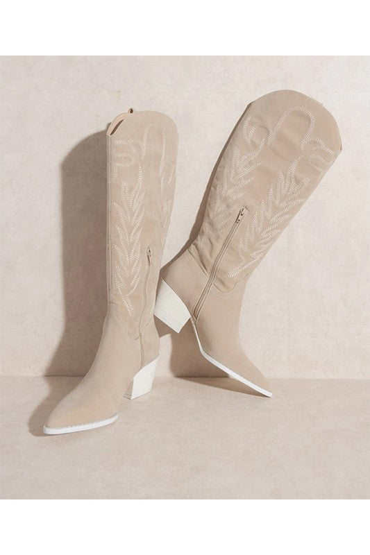 Samara Western Embroidery Point Toe Boots, Let's See Style, A Moment Of Now