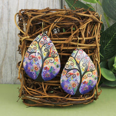 Whimsical Tree of Life Teardrop Earrings, Accessories, $ 14.00, A Moment Of Now™