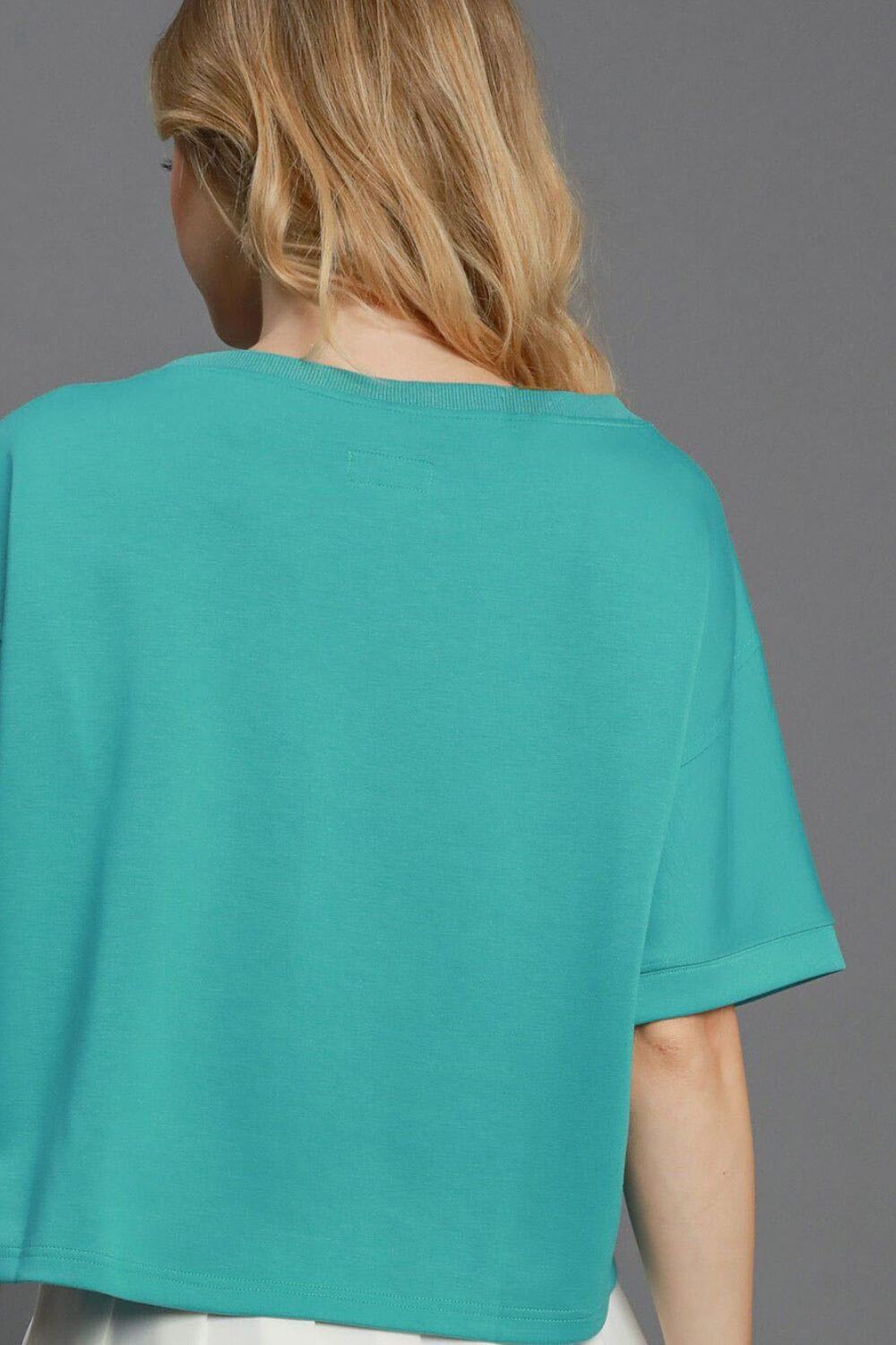 Plus Size Green Cropped Sweatshirt - Trendy Comfort, Tops, $ 53.00, A Moment Of Now™