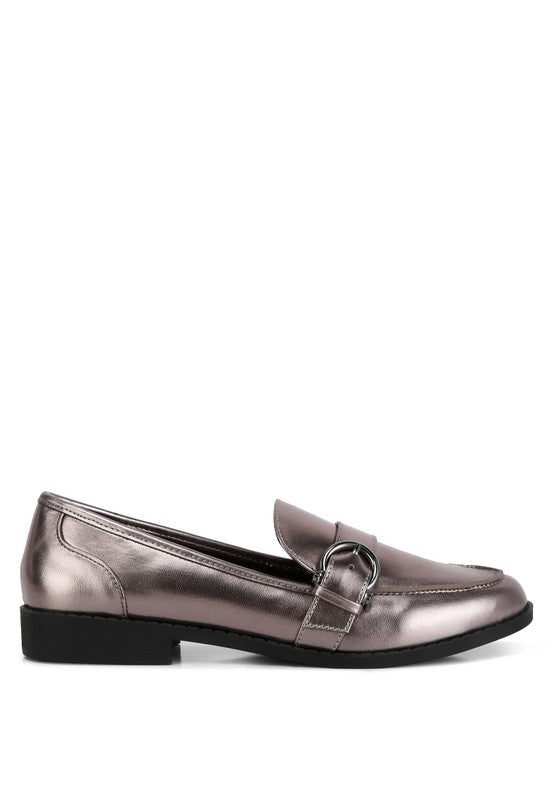 Shop Women's Haruka Metallic Faux Leather Loafers | Boutique Shoes in USA, Loafers, USA Boutique