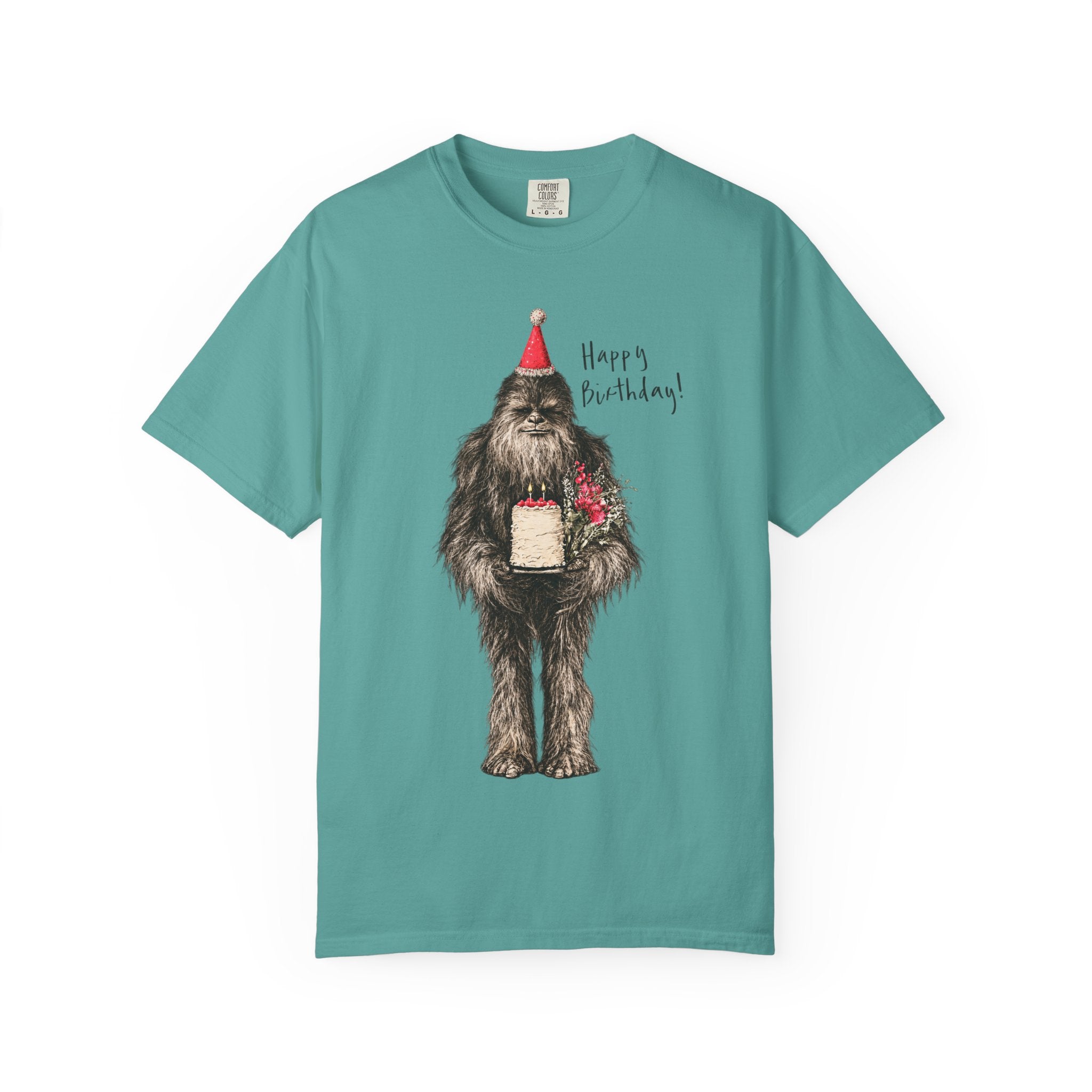 Funny Bigfoot Birthday T-shirt - Birthday Sasquatch Tee