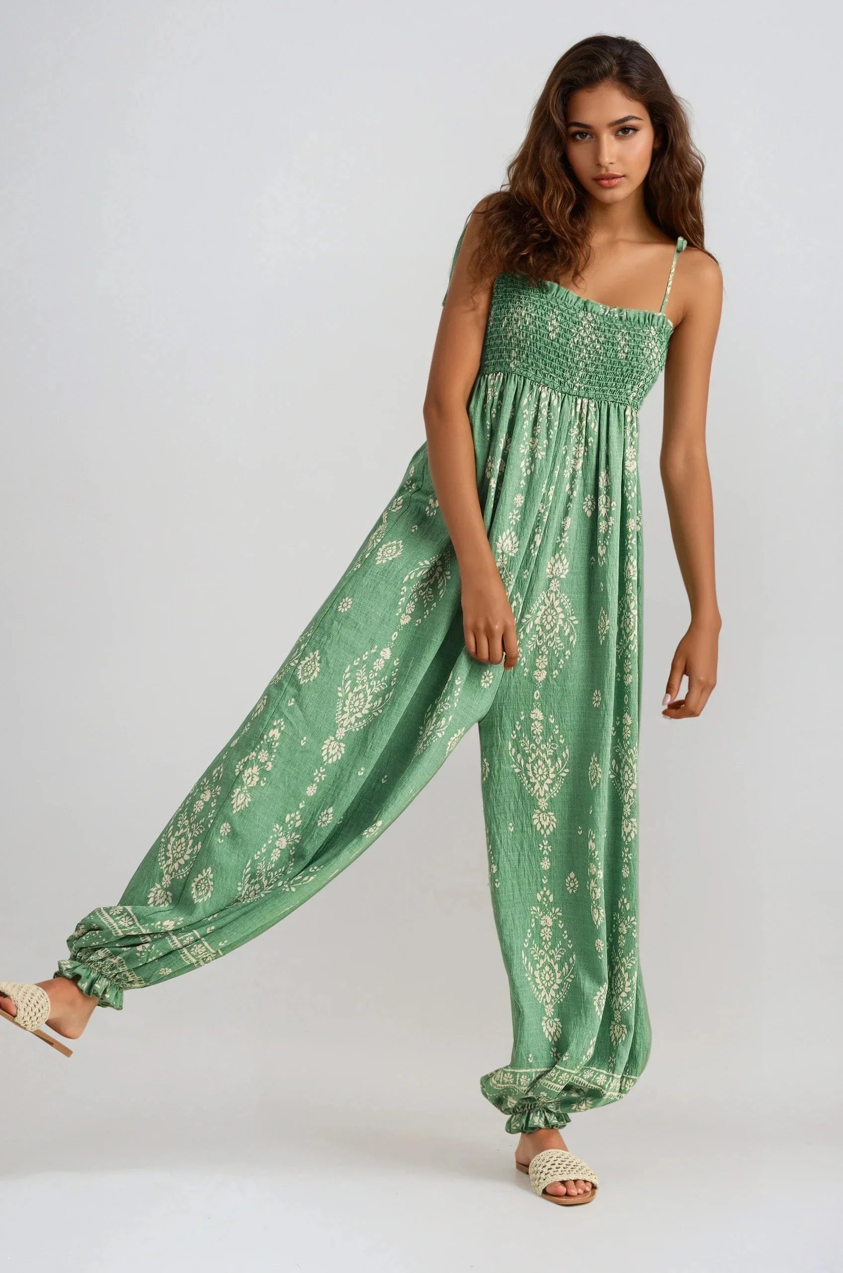 Wildflower Dreams Balloon Jumpsuit | Boutique In USA, Clothing, $ 59.00, A Moment Of Now™