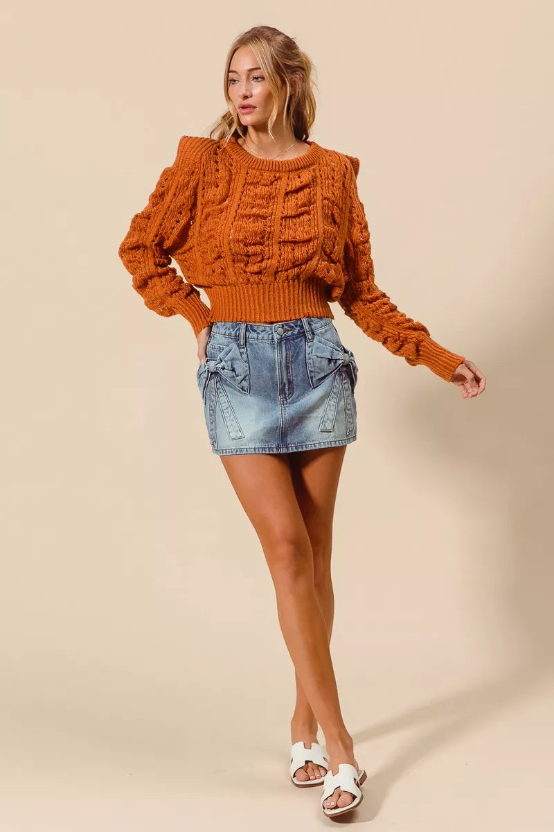 SO ME Bow Knot Pocket Denim Mini Skirt | Boutique In USA, Skirts, $ 59.00, A Moment Of Now™