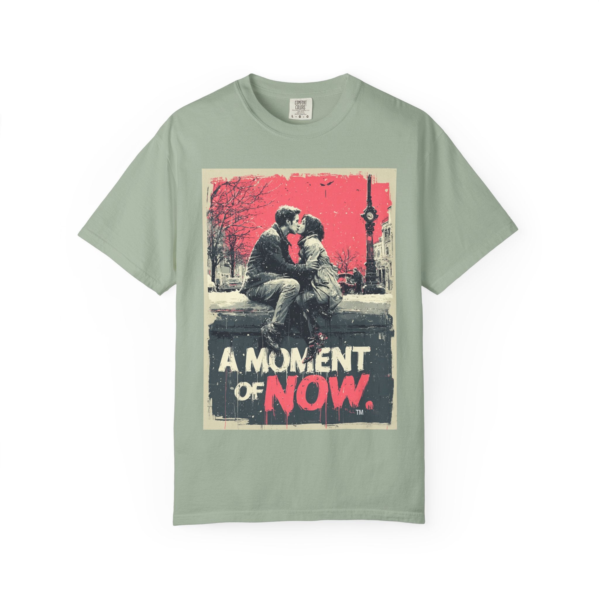 A Stolen Moment Graphic T-Shirt – Romantic Couple Kiss Tee