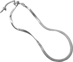 Liquid Herringbone Chain Necklace, Necklaces, $ 47.50, A Moment Of Now™