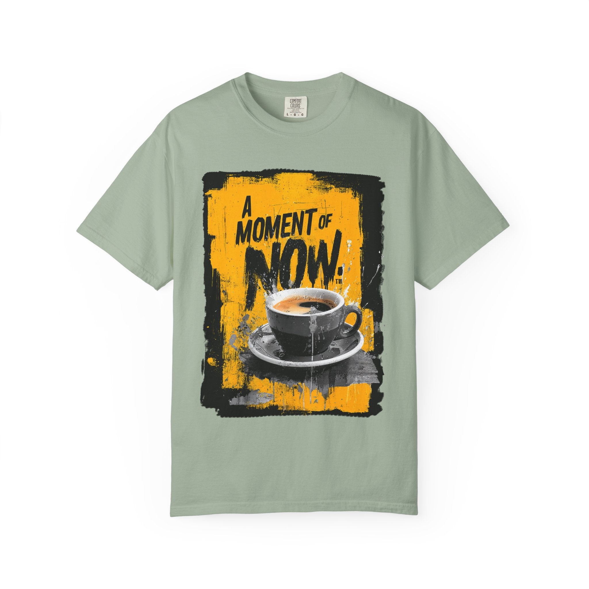 T-Shirt — A Moment of Now Coffee Graphic Tee - t-shirt product image 5