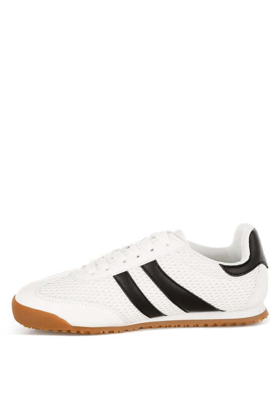 Blaster Casual Striped Lace-Up Sneakers - Stylish Comfort, sneakers, $ 90.00, A Moment Of Now™