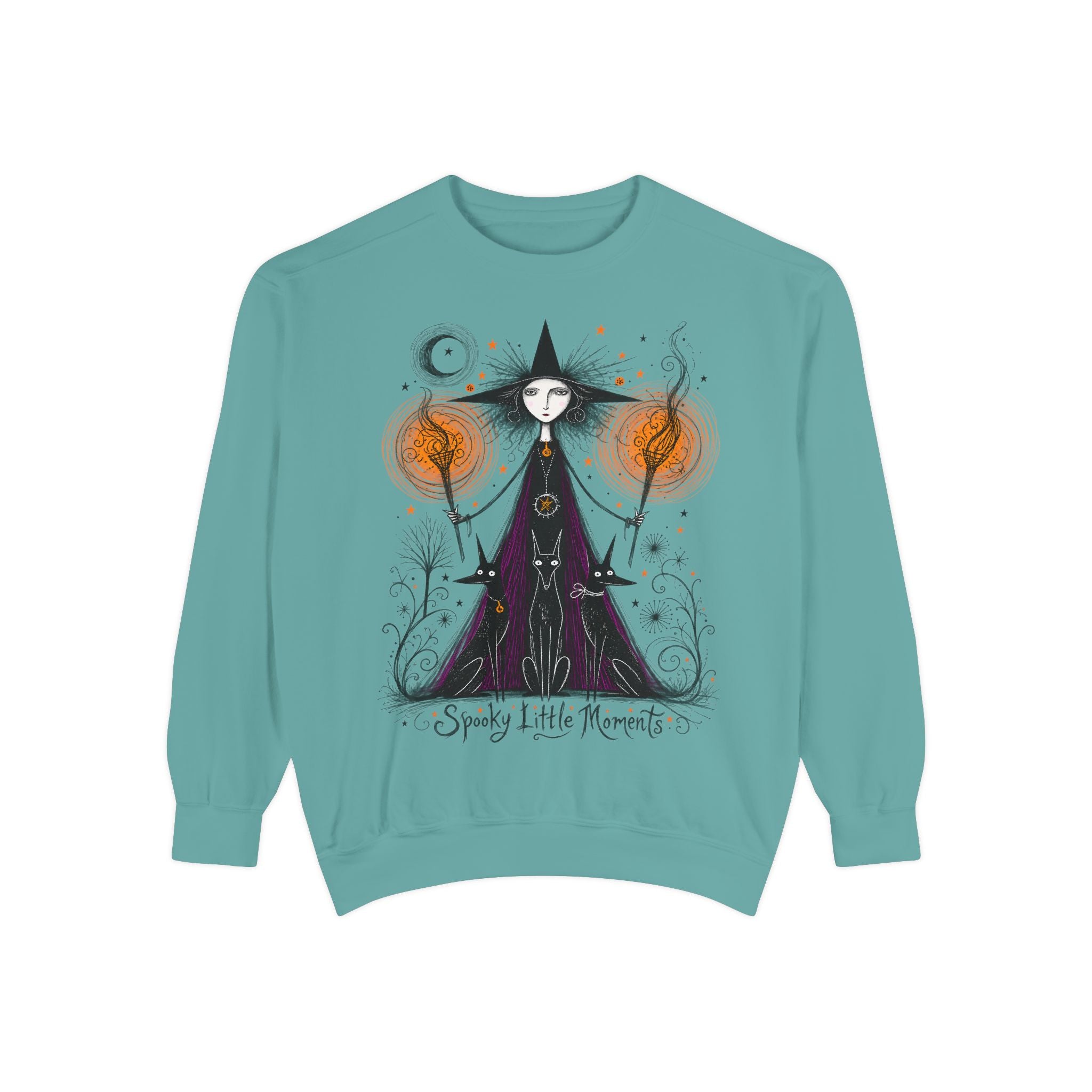 Witchy Halloween Sweatshirt — Spooky Little Moments Crewneck