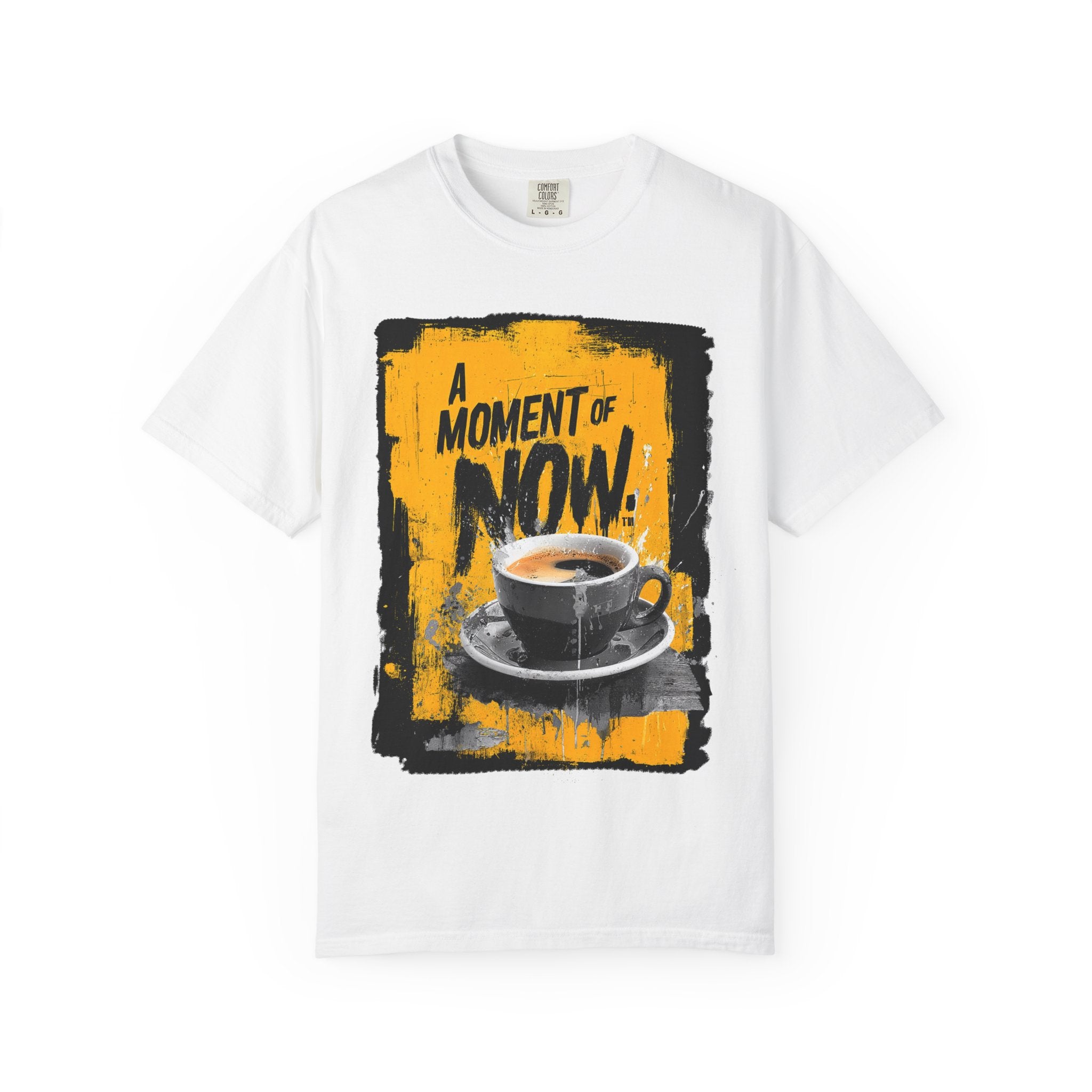 T-Shirt — A Moment of Now Coffee Graphic Tee - t-shirt product image 1