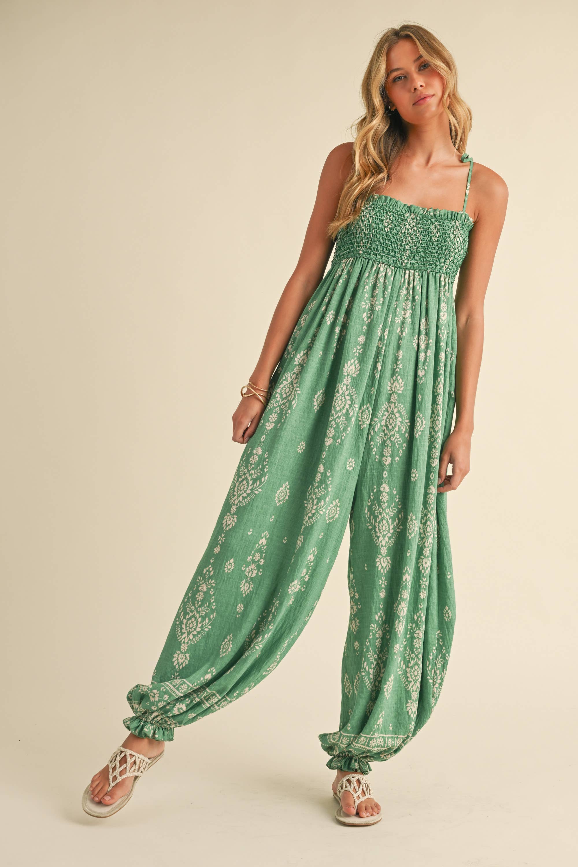 Wildflower Dreams Balloon Jumpsuit | Boutique In USA, Clothing, $ 59.00, A Moment Of Now™