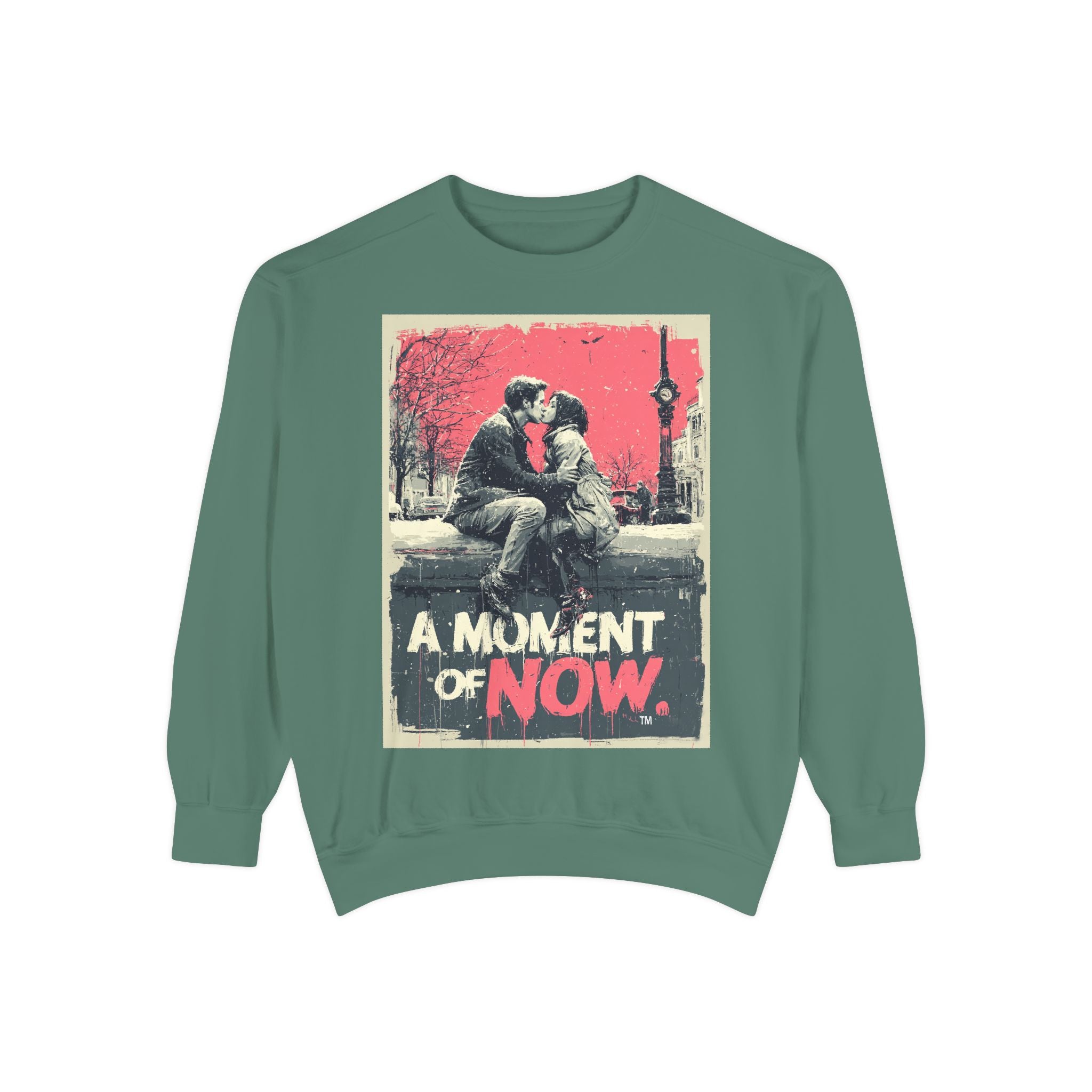 A Stolen Moment Graphic Sweatshirt – Romantic Kiss Crewneck