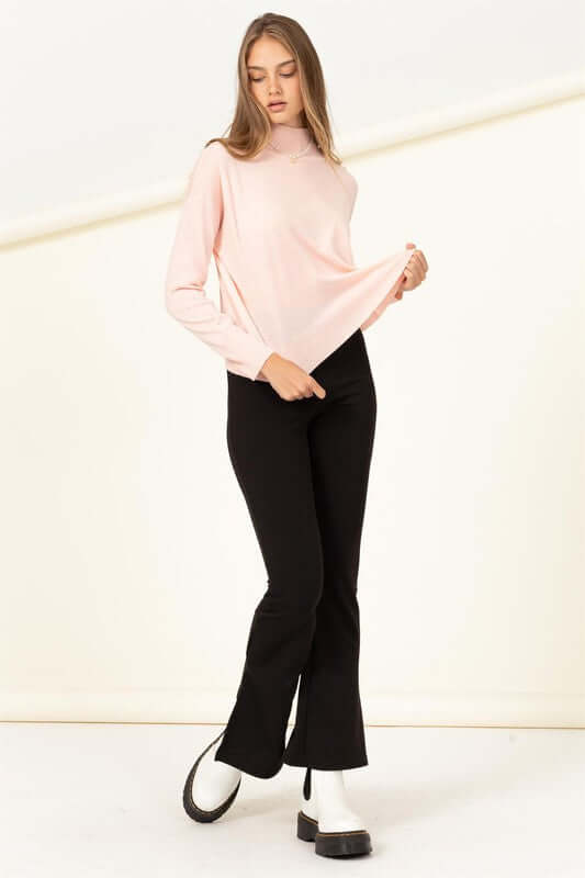 Warm Personality High-Neckline Sweater, HYFVE, $ 45.00