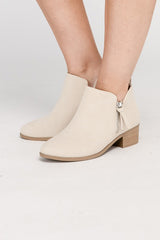 ZAYNE Side Zip Ankle Booties Boots