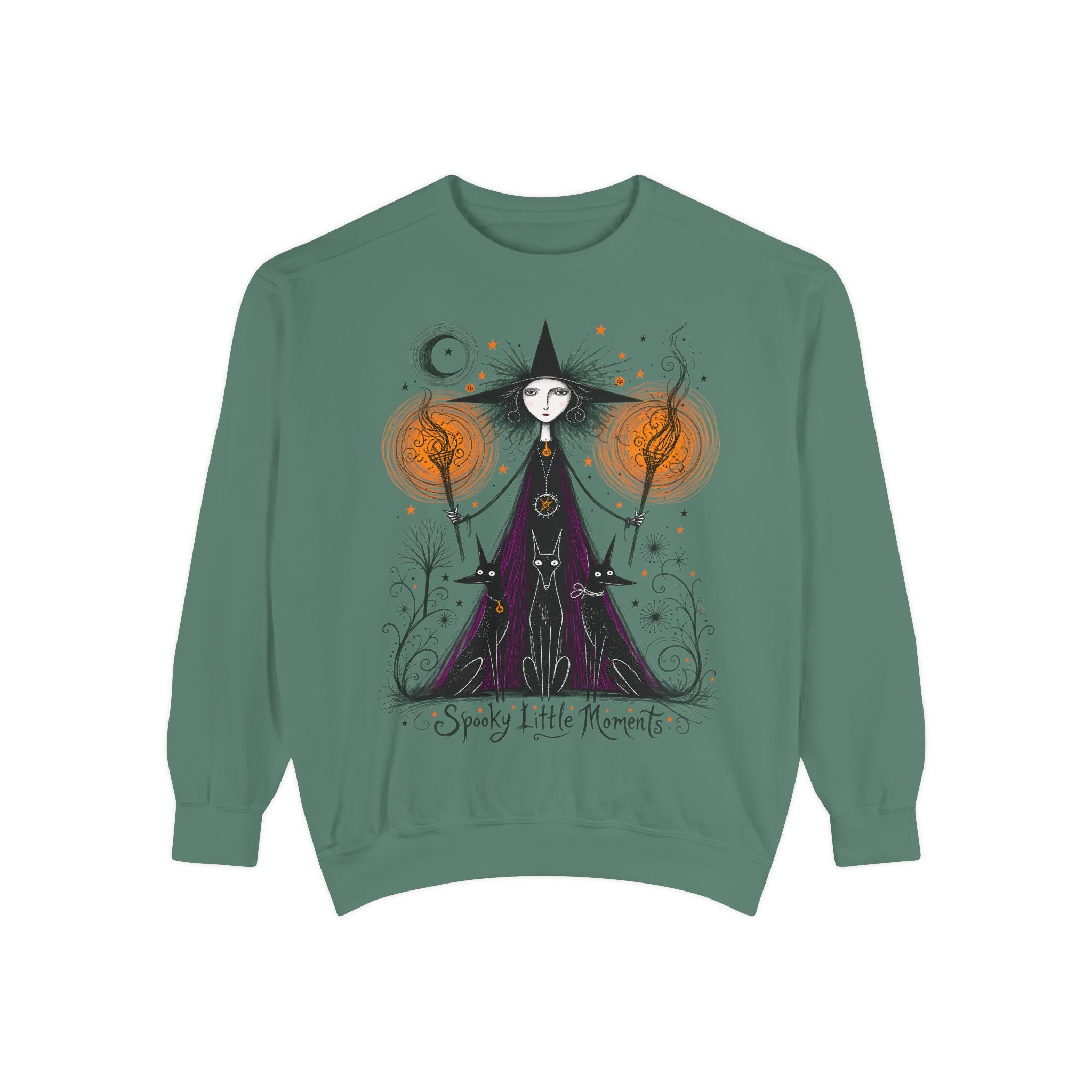 Witchy Halloween Sweatshirt — Spooky Little Moments Crewneck