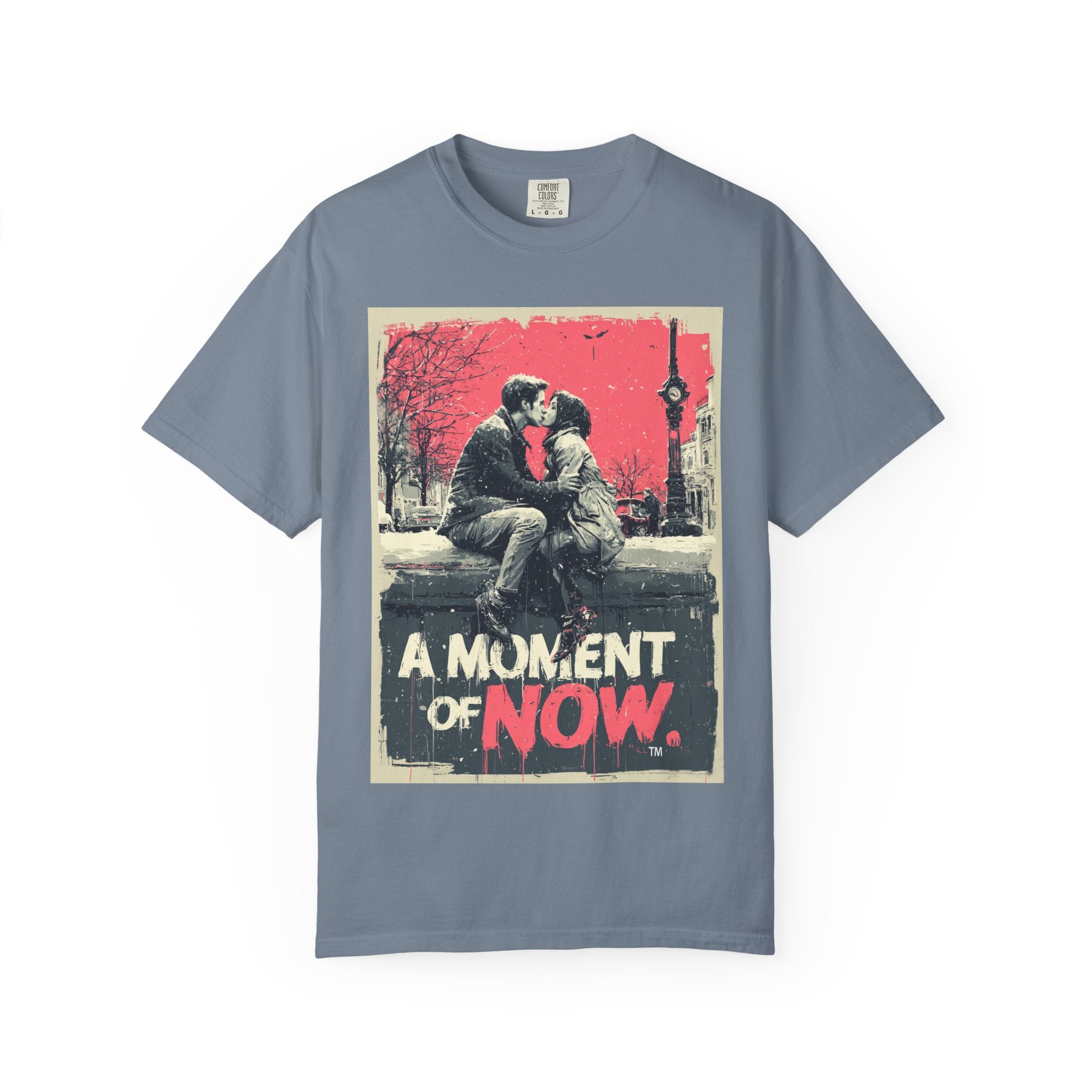 A Stolen Moment Graphic T-Shirt – Romantic Couple Kiss Tee