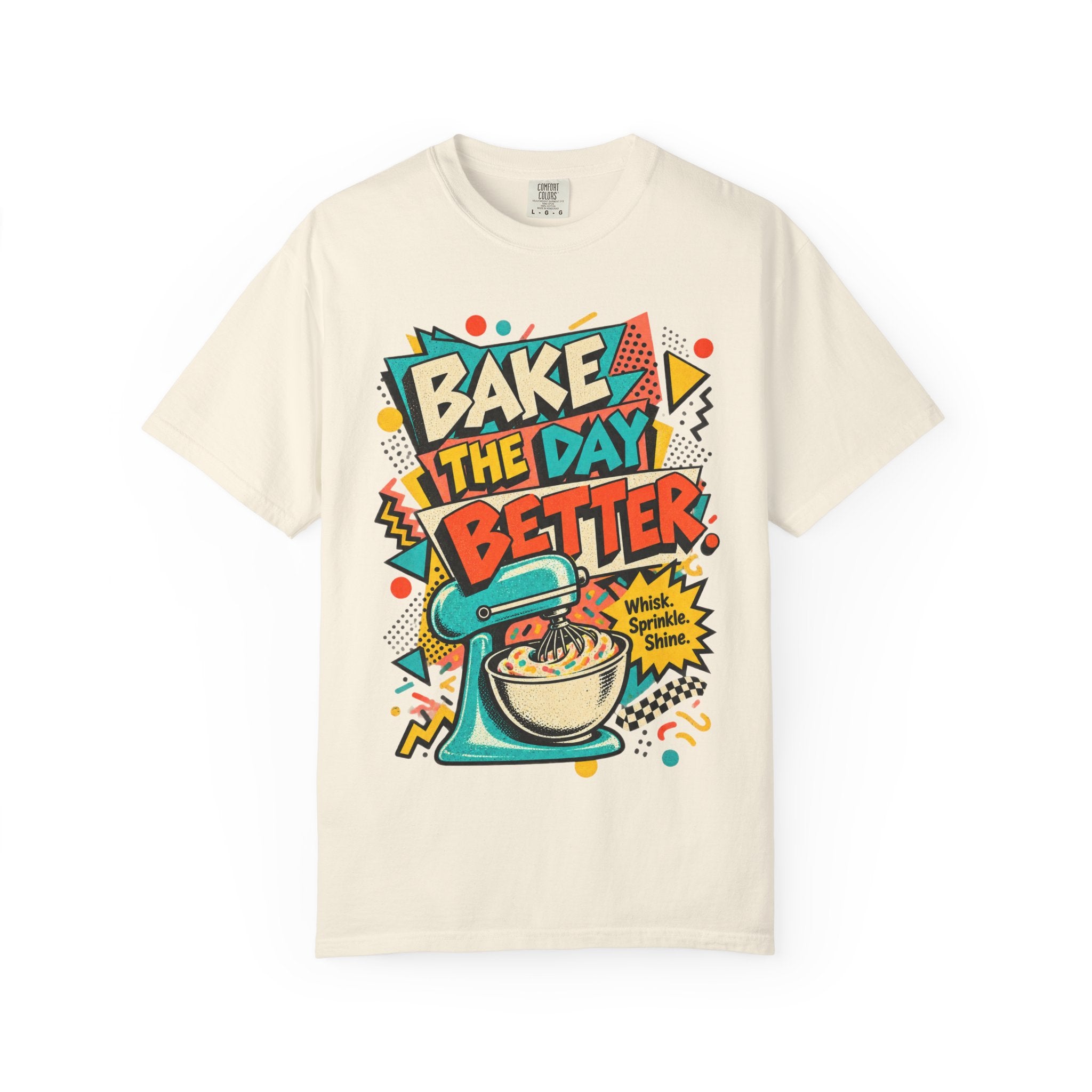Bake the Day Better T-Shirt | Retro Baking Graphic Tee
