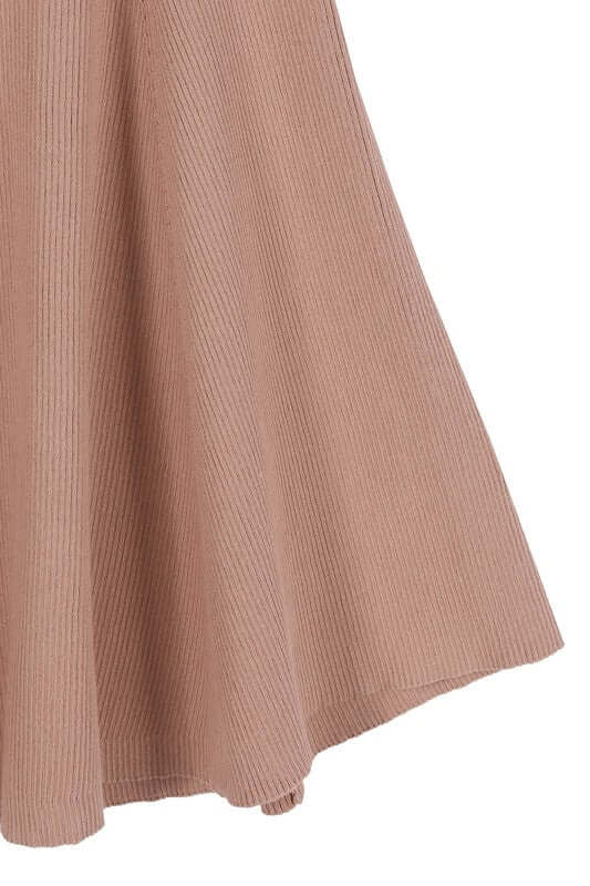 Knitted Fit Long Sleeve Flare Mini Dress - Perfect for Any Occasion, Dresses, $ 51.95, A Moment Of Now™