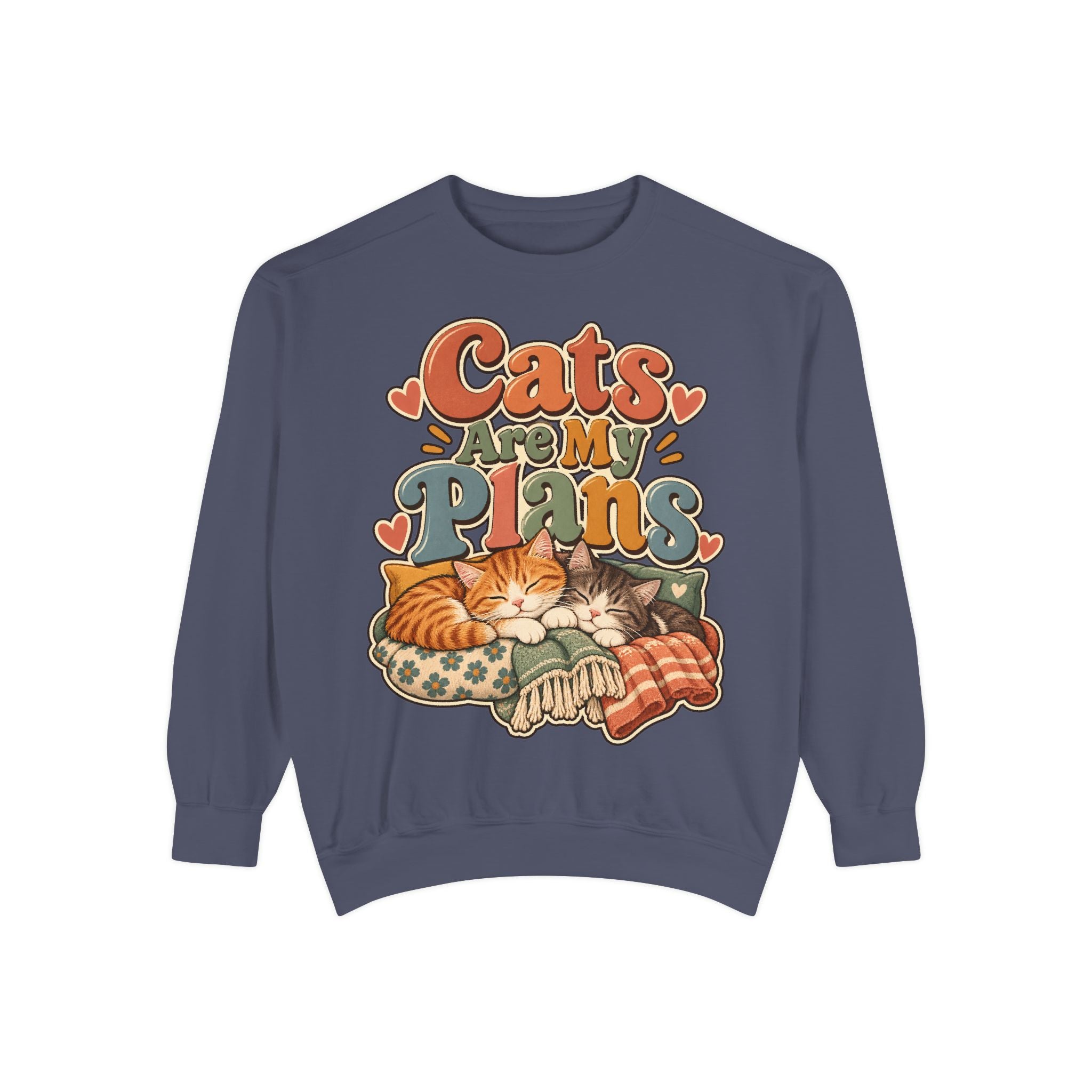 Cats Are My Plans Sweatshirt — Cozy Cat Lover Pullover - sweatshirt product image 14