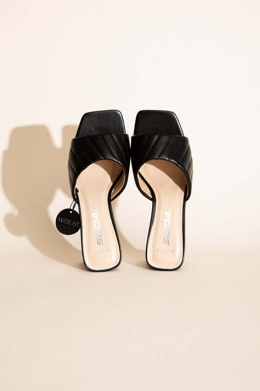 W-NINA Slide Mule Heels Sandals, Fortune Dynamic, $ 39.00