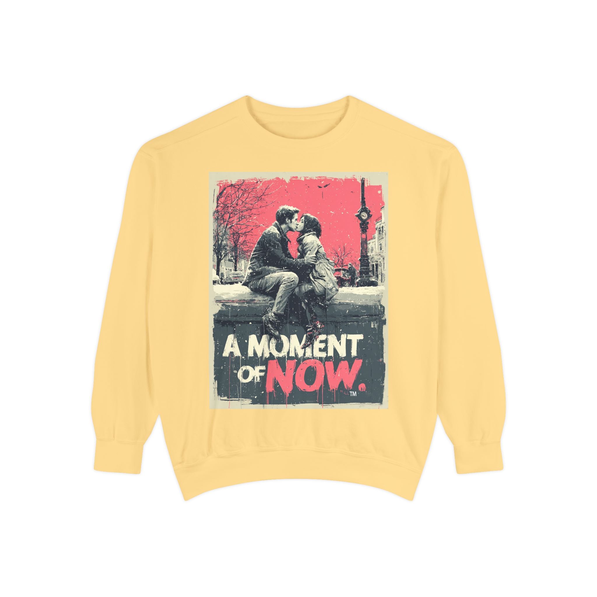A Stolen Moment Graphic Sweatshirt – Romantic Kiss Crewneck