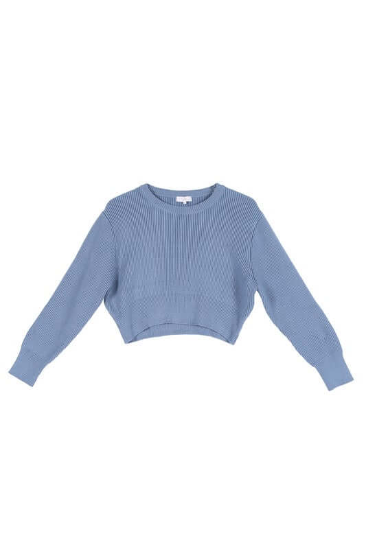 Ribbed knit crop top and skirt set, Clothing Set, $ 54.95, A Moment Of Now™