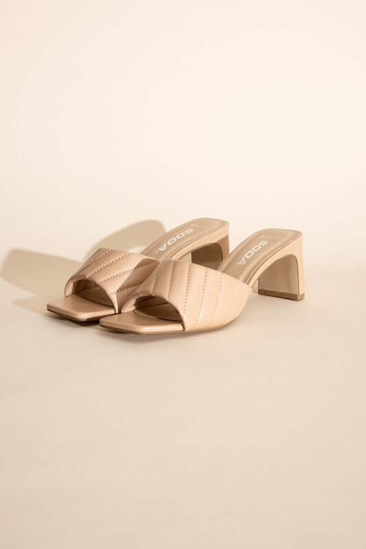 W-NINA Slide Mule Heels Sandals, Fortune Dynamic, $ 39.00