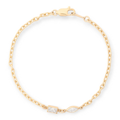 two stone bracelet, Bracelets, $ 78.00, A Moment Of Now™