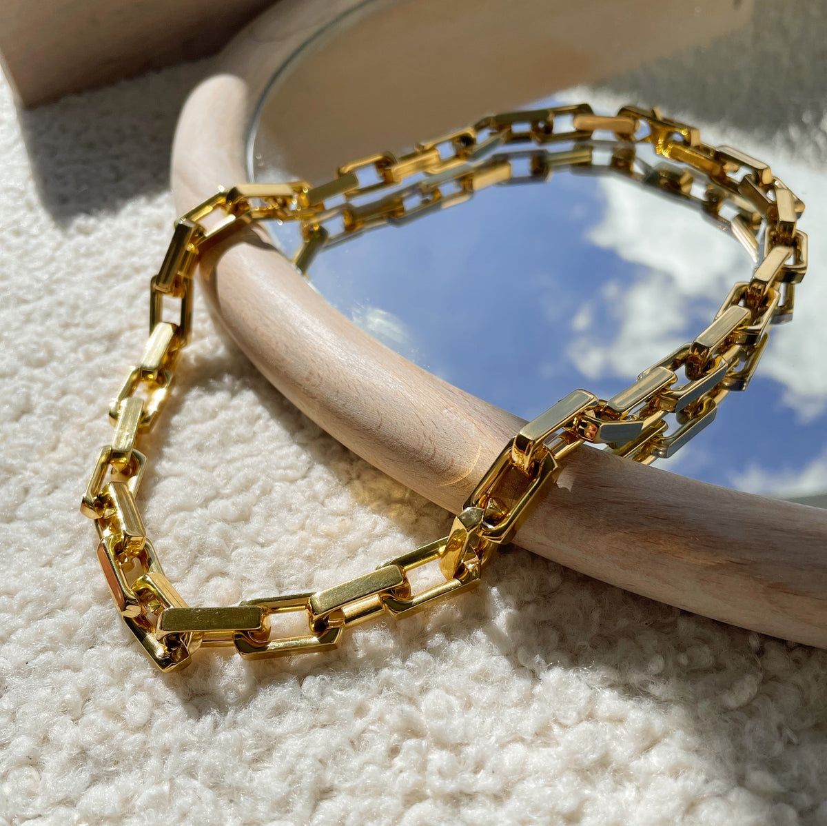 Jefa Link Necklace, Necklaces, $ 68.00, A Moment Of Now™
